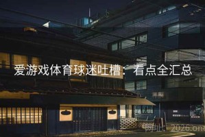 爱游戏体育球迷吐槽：看点全汇总