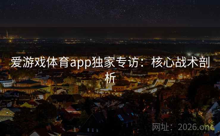 爱游戏体育app独家专访：核心战术剖析