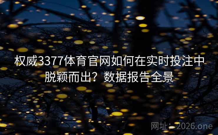 权威3377体育官网如何在实时投注中脱颖而出？数据报告全景