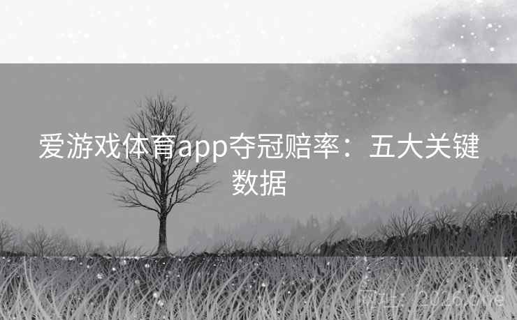 爱游戏体育app夺冠赔率:五大关键数据 爱游戏体育app夺冠赔率:五大关键数据