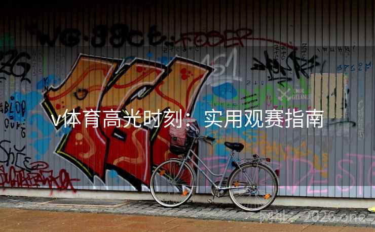 v体育高光时刻：实用观赛指南